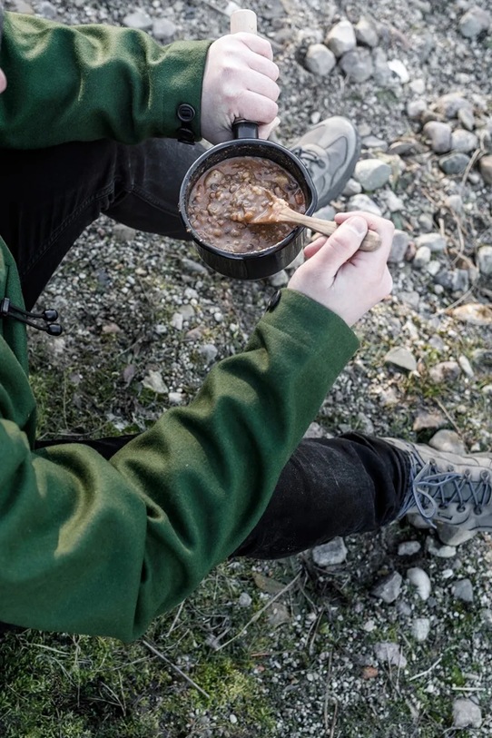 Petromax rondelek turystyczny Enamel Saucepan 0,5 L PX.PANEN0.5.S czarny AA00