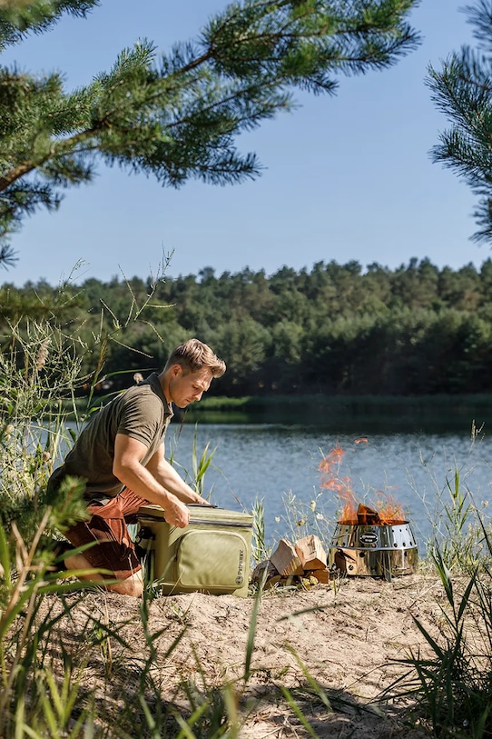 Petromax grill turystyczny 4w1 Atago 42 x 42 x 28 cm szary ATAGO