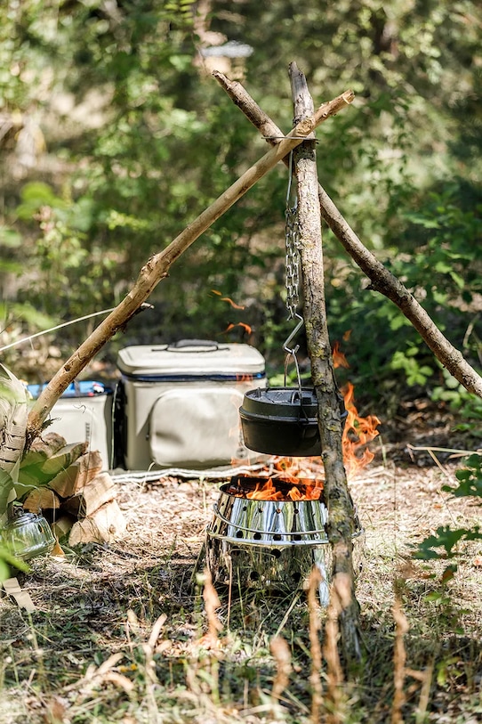 Petromax grill turystyczny 4w1 Atago 42 x 42 x 28 cm ATAGO szary