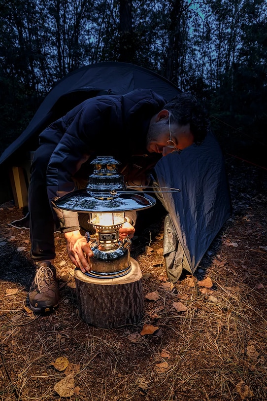 Lifestyle Petromax lampa naftowa turystyczna HK500 17 x 17 x 40 cm PX5CHK500.C szary