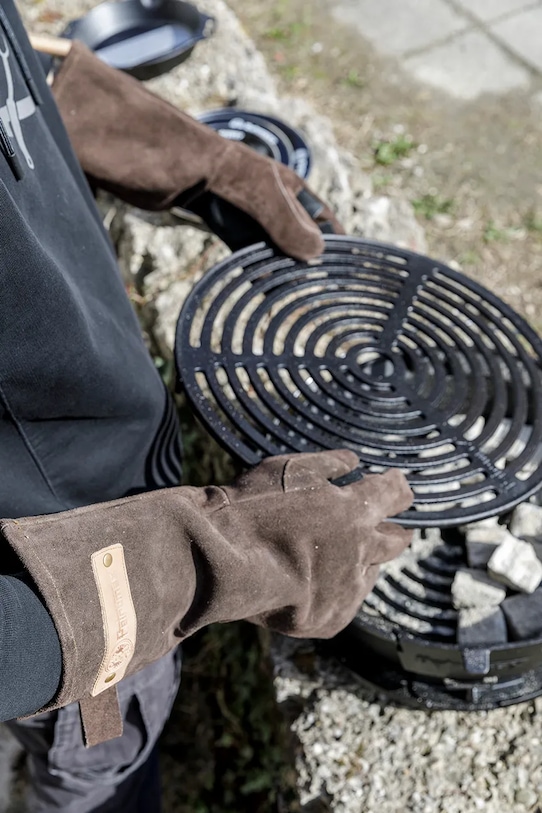 Petromax rękawice do grilla 41 x 19 x 1,5 cm BBQ.GLOVES.XL brązowy