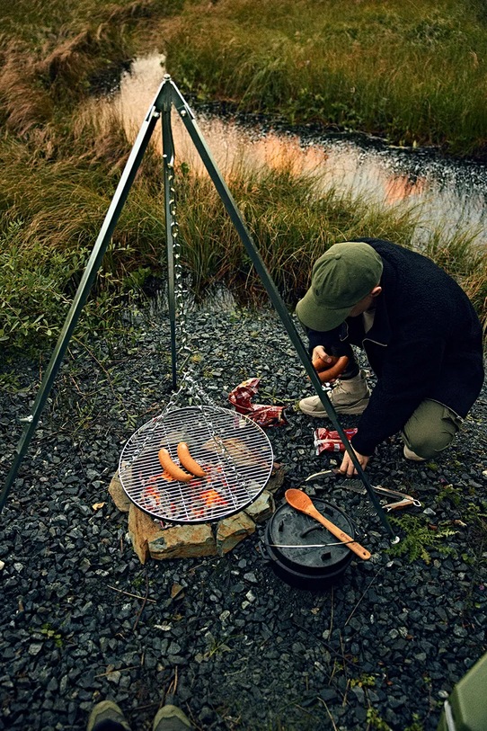 Petromax trójnóg nad ognisko składany 12 x 144 x 12 cm D1