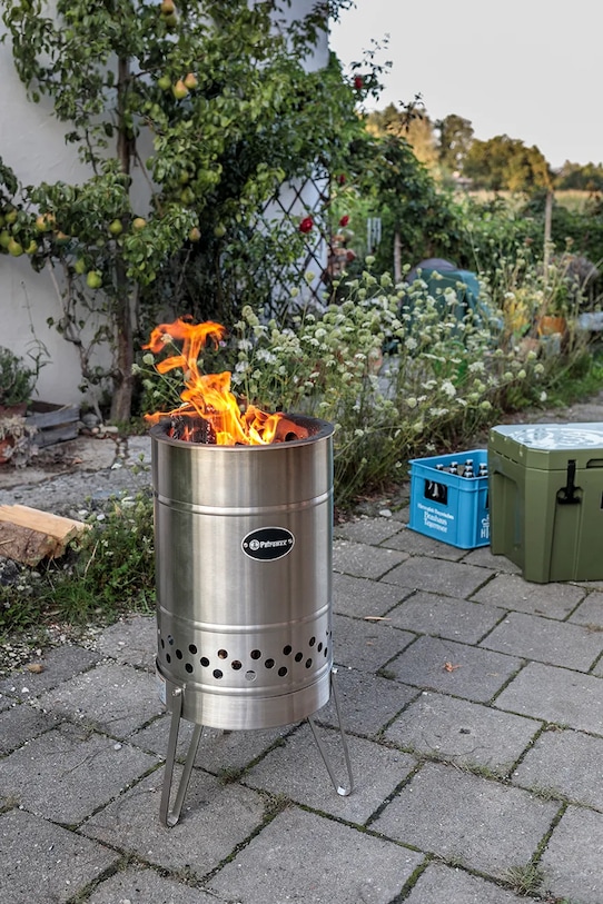 Petromax beczka ogniskowa Pyron 74 x 36,5 cm szary PYRON.PX