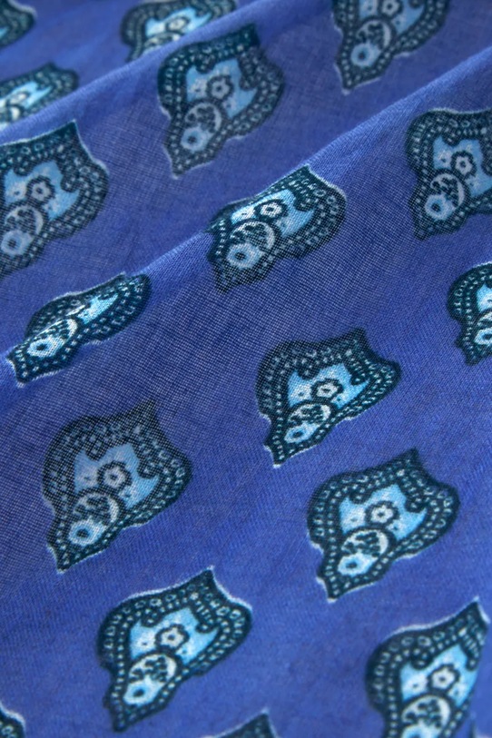 Olivier Desforges pareo bawełniane CAPBRUN Outremer 100 x 80 cm 1068990 fioletowy AA00