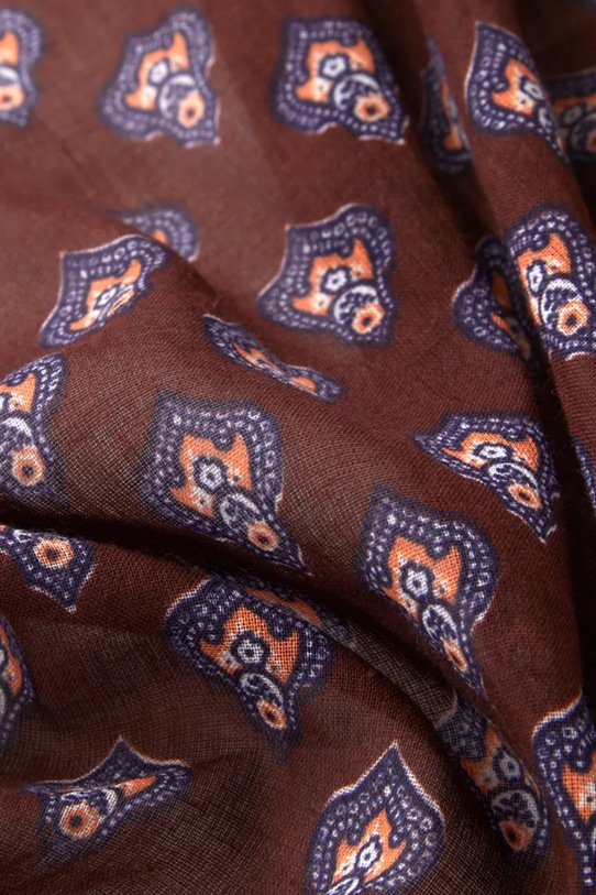 Olivier Desforges pareo bawełniane CAPBRUN Sienne 100 x 80 cm 1068991 brązowy AA00