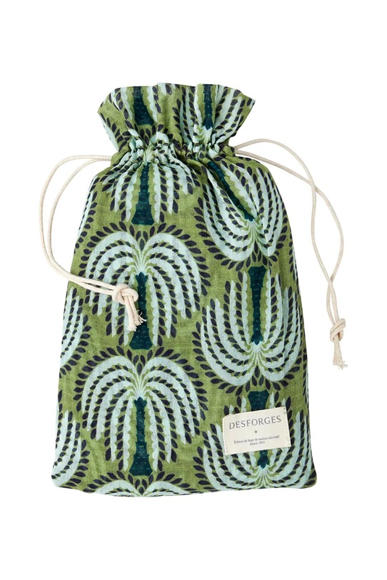 Lifestyle Olivier Desforges pareo bawełniane HYERES Absinthe 100 x 80 cm 1068994 zielony