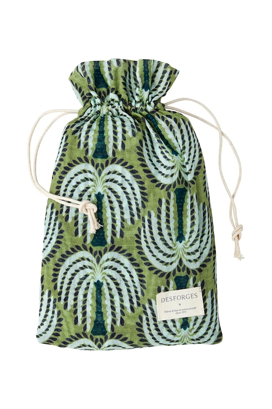 Lifestyle Olivier Desforges pareo bawełniane HYERES Absinthe 100 x 80 cm 1068994 zielony