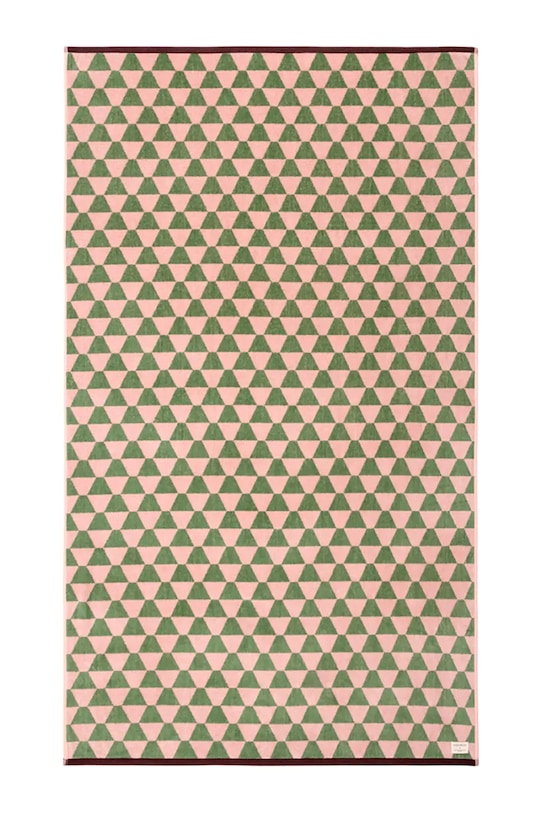 Olivier Desforges ręcznik plażowy bawełniany MASCARON Petale 90 x 160 cm brązowy 1068844