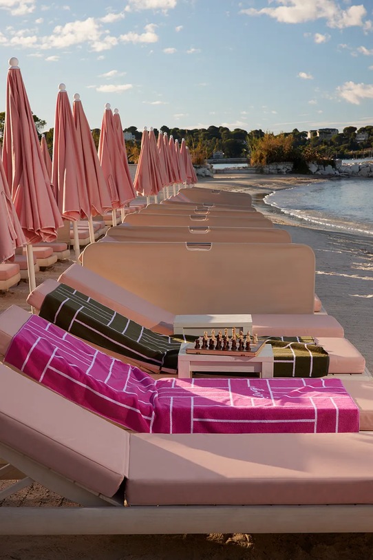 Kenzo ręcznik plażowy bawełniany KTATAMI Fuchsia 90 x 170 cm różowy 1062621