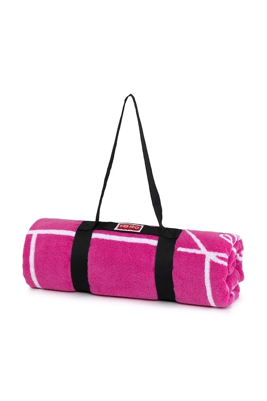 Lifestyle Kenzo ręcznik plażowy bawełniany KTATAMI Fuchsia 90 x 170 cm 1062621 różowy
