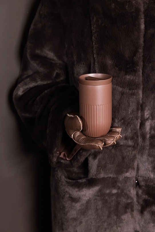 Lifestyle Sagaform kubek termiczny ze stali nierdzewnej 320 ml 5018648 brązowy