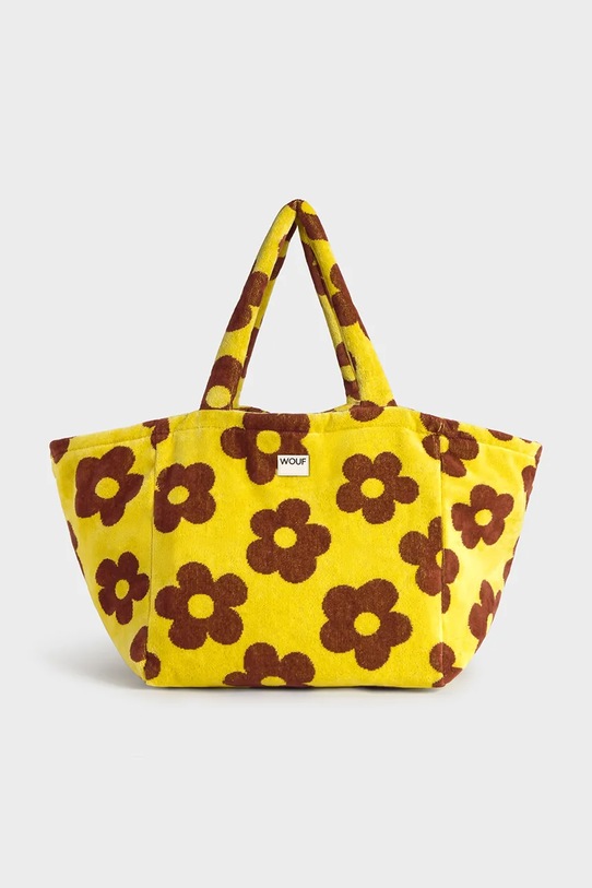 WOUF geantă de bumbac Phi Phi 33 x 35 cm galben BT260017