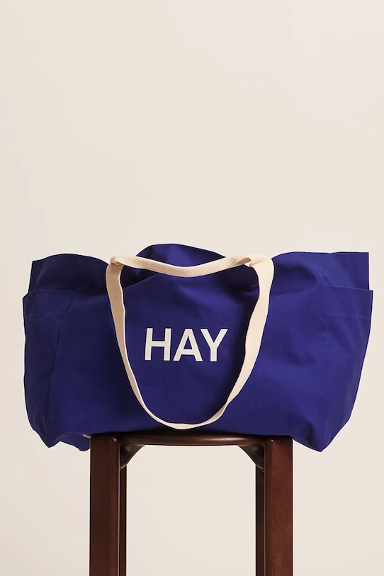 HAY borsa in materiale tessile 38 x 53 x 37 cm blu AE374.A603.AF16