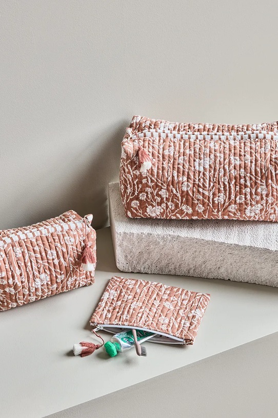 Lifestyle Σετ τσαντών καλλυντικών House Doctor HDCare 3-pack 900001346 πορτοκαλί