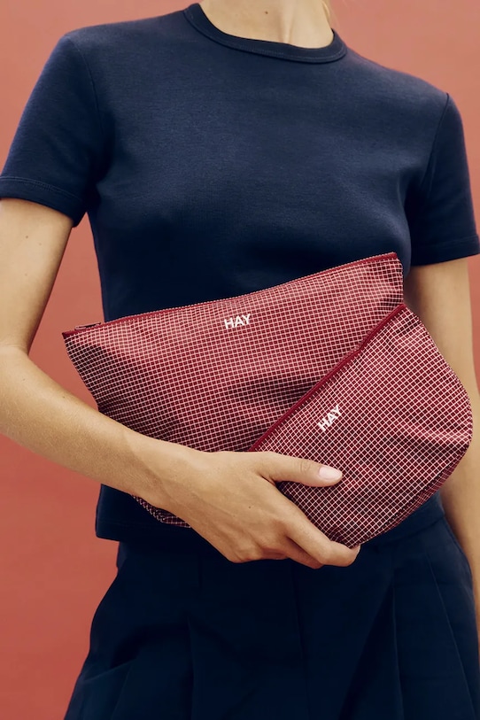 HAY kosmetyczka z materiału tekstylnego 18,5 x 29,5 x 11 cm AF782.A602.AF61 bordowy AA00