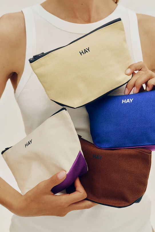 HAY kosmetyczka z materiału tekstylnego 12 x 20,5 x 7 cm AF573.A601.AS13 biały AA00