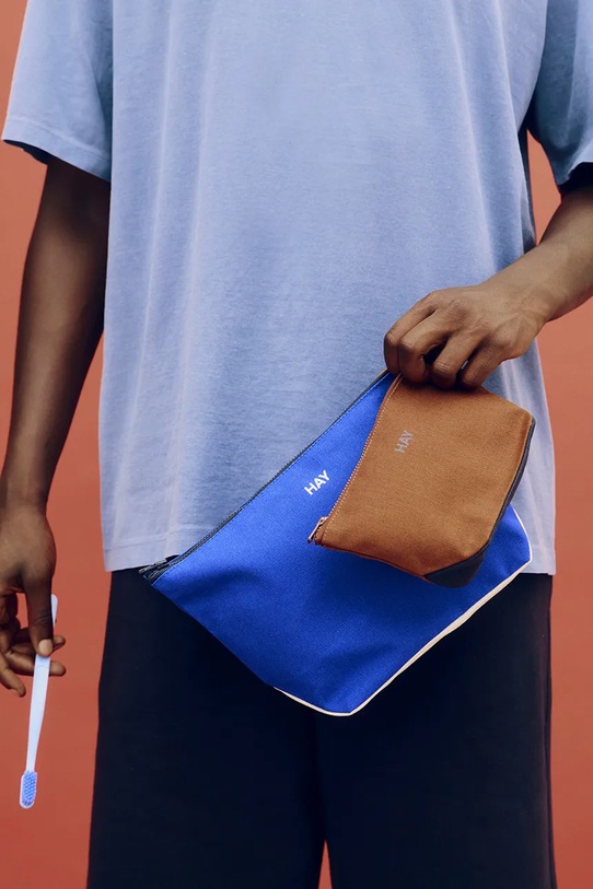 HAY kosmetyczka z materiału tekstylnego 12 x 20,5 x 7 cm AF573.A601.AS10 brązowy AA00