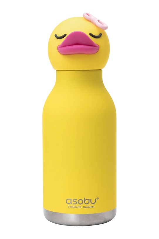 Asobu butelka termiczna ze stali nierdzewnej 460 ml żółty SBV44.DUCKY