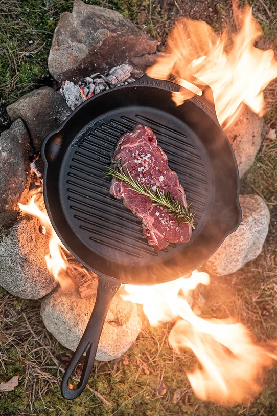 Petromax patelnia grillowa żeliwna GP30.T czarny AA00