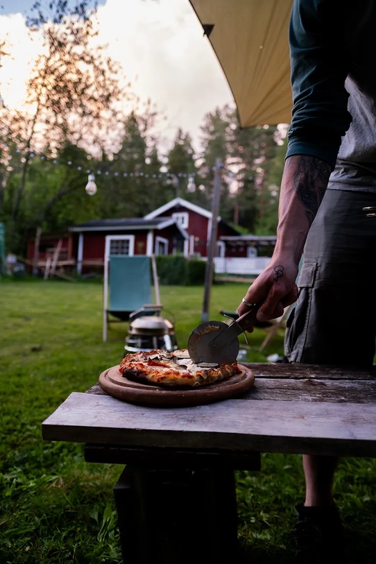 Petromax nóż do pizzy drewniany multicolor PIZCU10