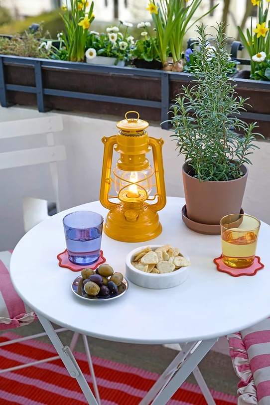 Lifestyle Feuerhand lampa naftowa stalowa 276.GELB żółty