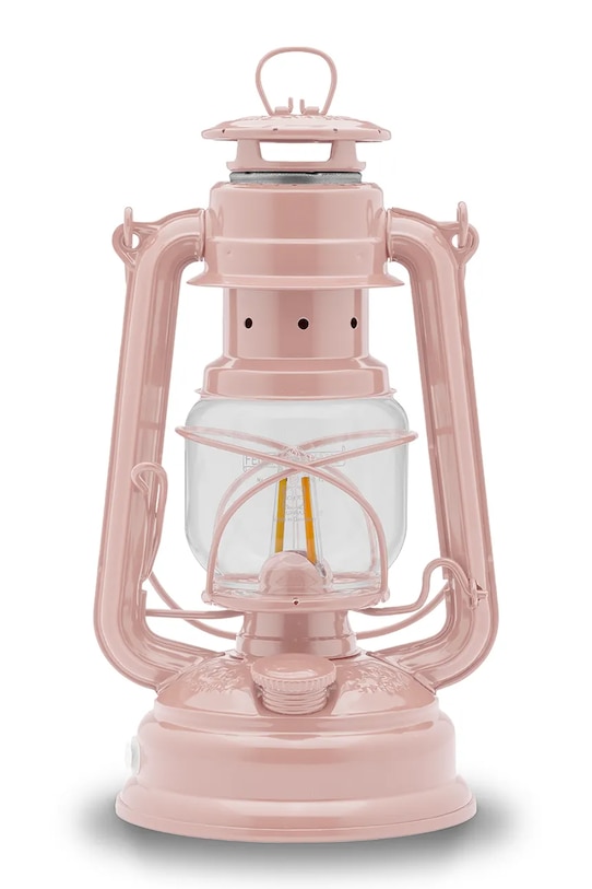 Feuerhand Lampa naftowa ze stali malowanej proszkowo różowy 276.ROSE