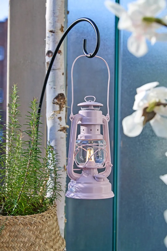 Feuerhand Lampa naftowa ze stali malowanej proszkowo różowy 276.ROSE