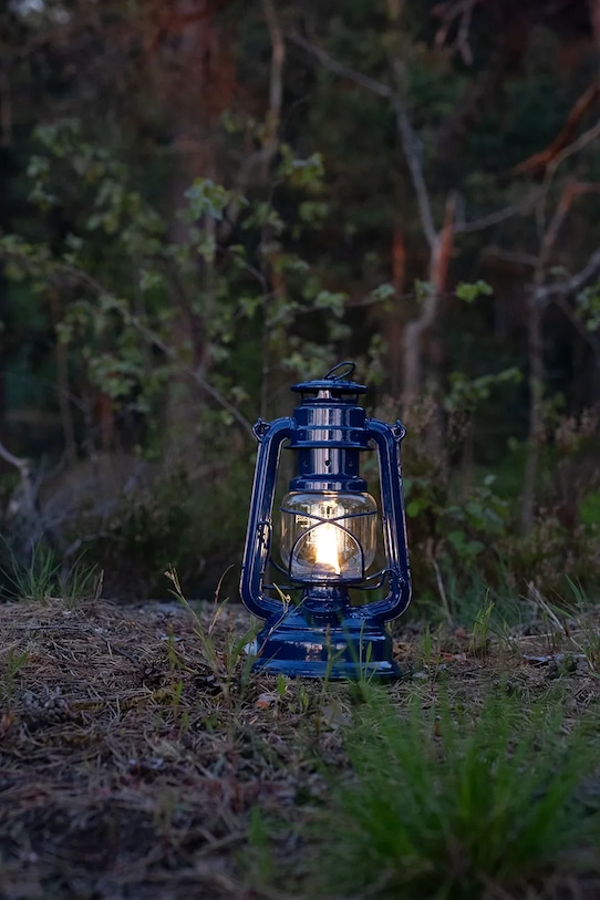 Feuerhand lampa naftowa granatowy 276.BLAU