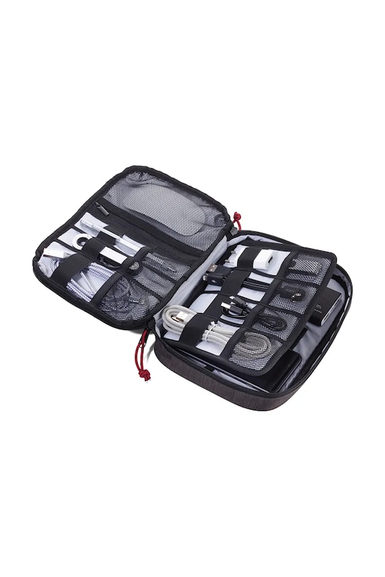 Troika organizer biurowy podróżny z materiału tekstylnego 19 x 26 x 4 cm TRBBG54.GY szary AA00