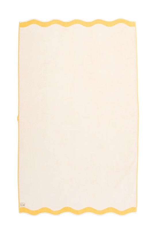 Lifestyle Business & Pleasure Co. ręcznik plażowy bawełniany 86 x 168 cm BPA.TWL.RIV.MIM żółty