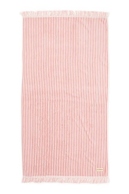 Business & Pleasure Co. ręcznik plażowy bawełniany 86 x 168 cm BPA.TWL.LAU.PNK różowy AA00