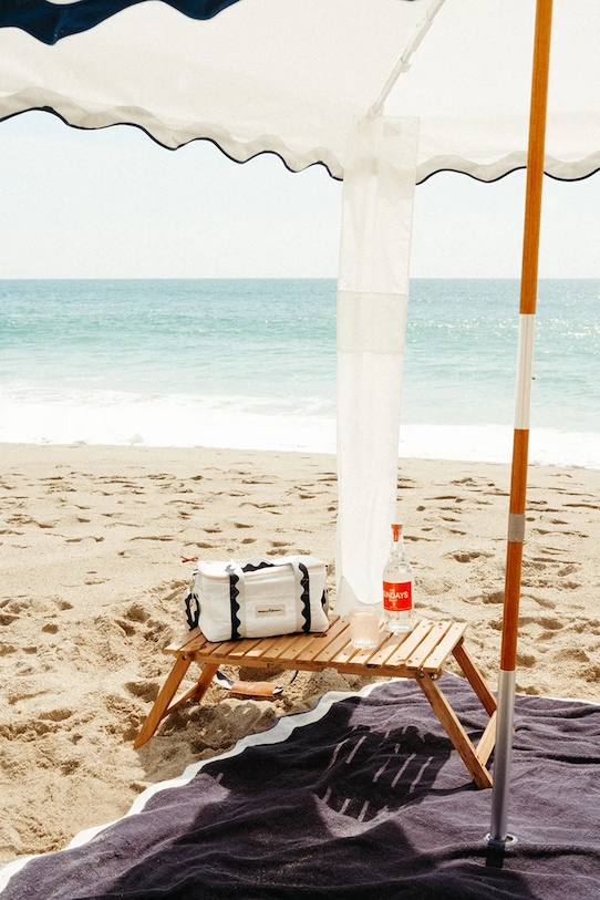 Business & Pleasure Co. koc piknikowy bawełniany 173 x 173 cm BPA.BKT.RIV.WHT