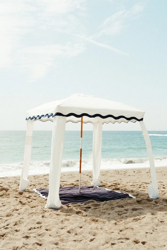 Business & Pleasure Co. koc piknikowy bawełniany 173 x 173 cm BPA.BKT.RIV.WHT