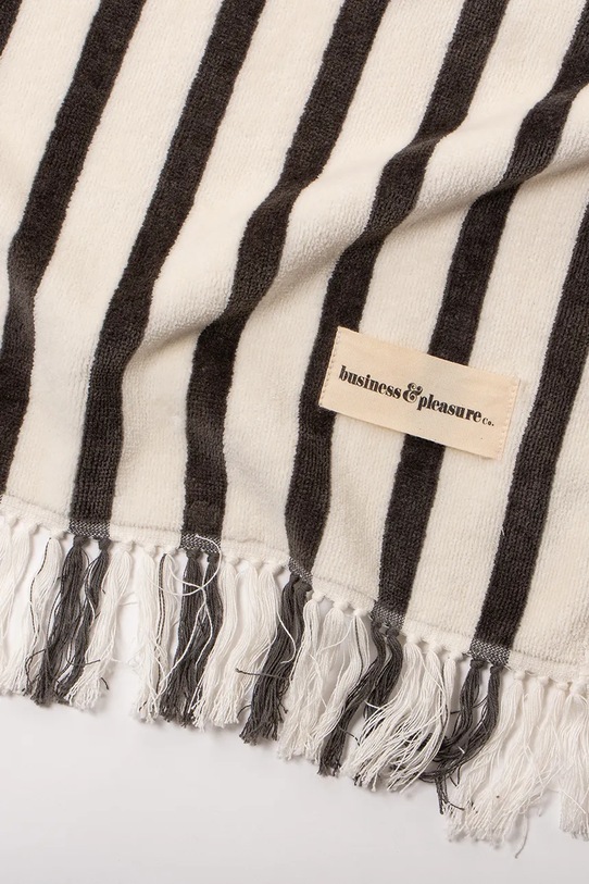 Lifestyle Business & Pleasure Co. koc piknikowy bawełniany 173 x 173 cm BPA.BKT.MON.BLK czarny