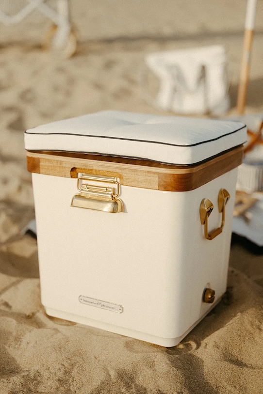 Business & Pleasure Co. hordozható hűtő rozsdamentes acélból 33 l BPA.HRD.ANT.WHT