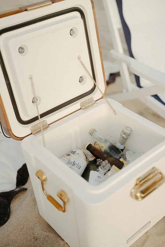 Business & Pleasure Co. hordozható hűtő rozsdamentes acélból 33 l BPA.HRD.ANT.WHT