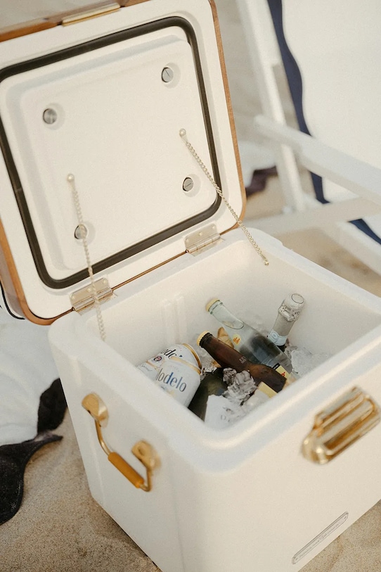 Business & Pleasure Co. hordozható hűtő rozsdamentes acélból 33 l BPA.HRD.ANT.WHT