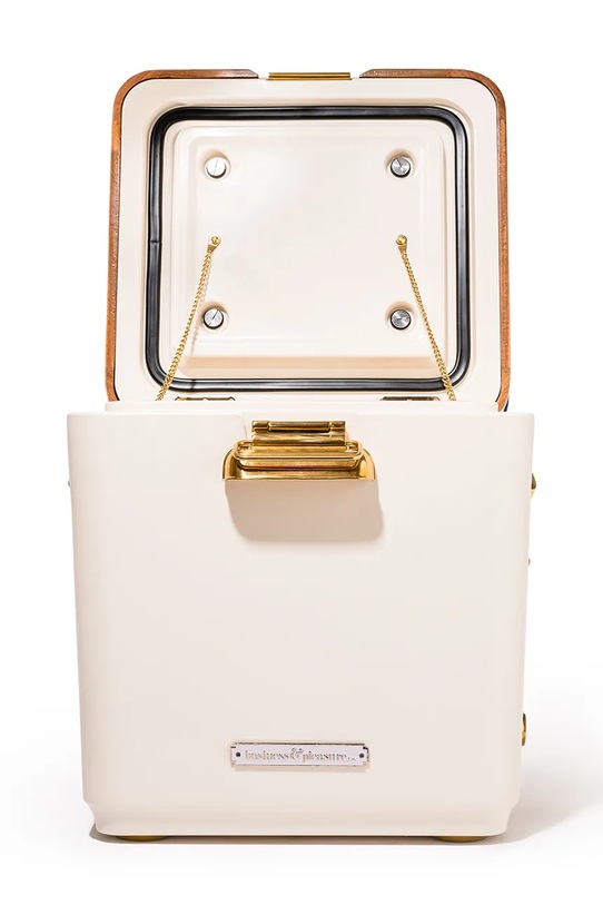 Business & Pleasure Co. hordozható hűtő rozsdamentes acélból 33 l BPA.HRD.ANT.WHT bézs AA00