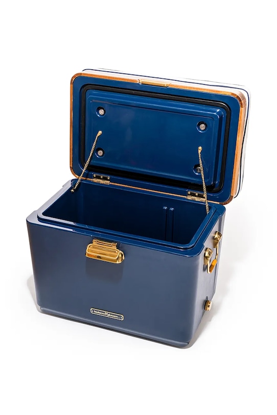 Lifestyle Business & Pleasure Co. hordozható hűtő rozsdamentes acél 52 l BPA.HRD.BOA.NVY.LG sötétkék