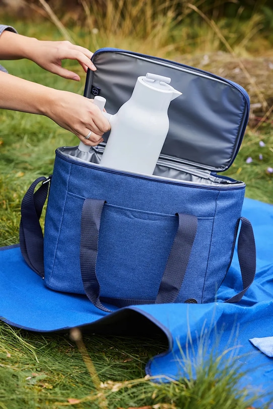 Lifestyle Sagaform torba termiczna z materiału tekstylnego 34 x 24 x 28 cm 5018378 niebieski