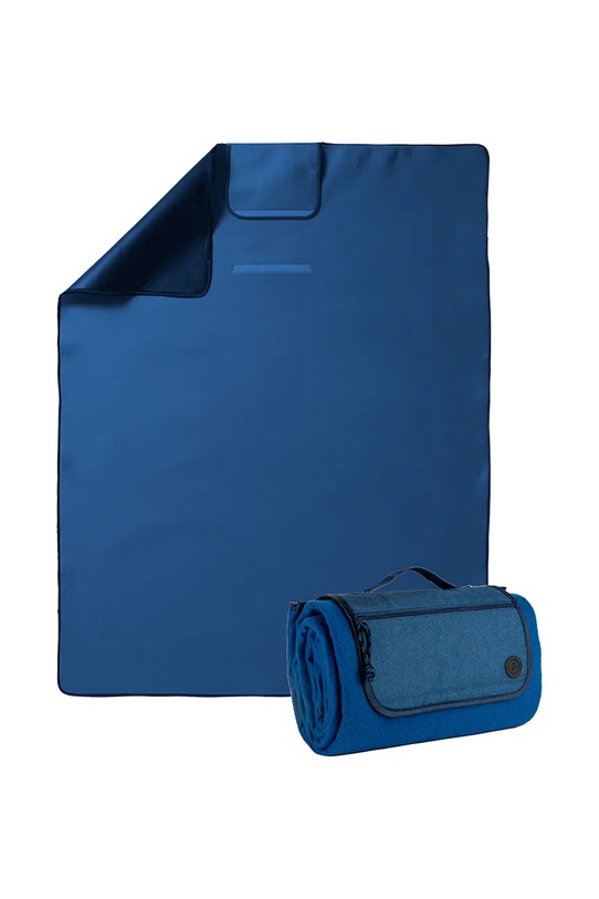 Sagaform koc piknikowy z tworzywa sztucznego 130 x 170 cm 5018387 niebieski AA00