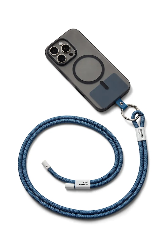 Pantone Λουράκι για το τηλέφωνο από υφασμάτινο υλικό 48 x 3,3 cm 101332150 μπλε AA00