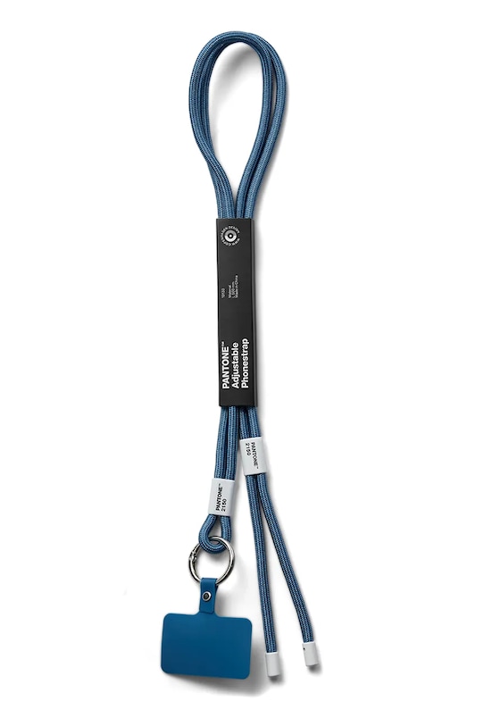 Lifestyle Pantone Λουράκι για το τηλέφωνο από υφασμάτινο υλικό 48 x 3,3 cm 101332150 μπλε