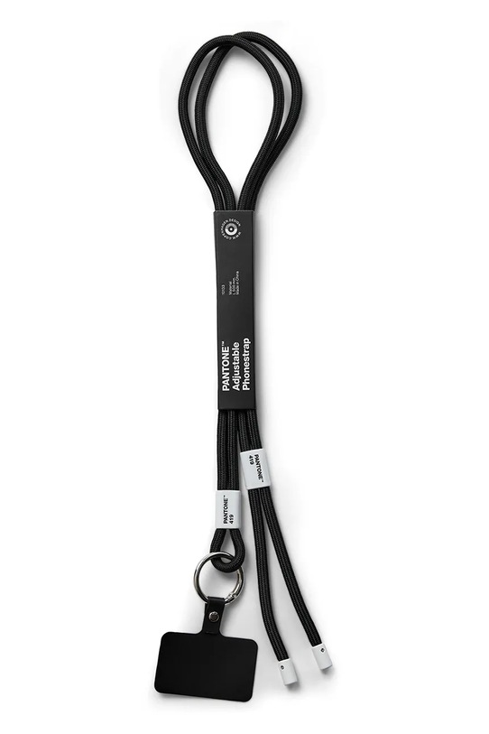 Lifestyle Pantone λουράκι για το τηλέφωνο από υφασμάτινο υλικό 48 x 3,3 cm 101330419 μαύρο