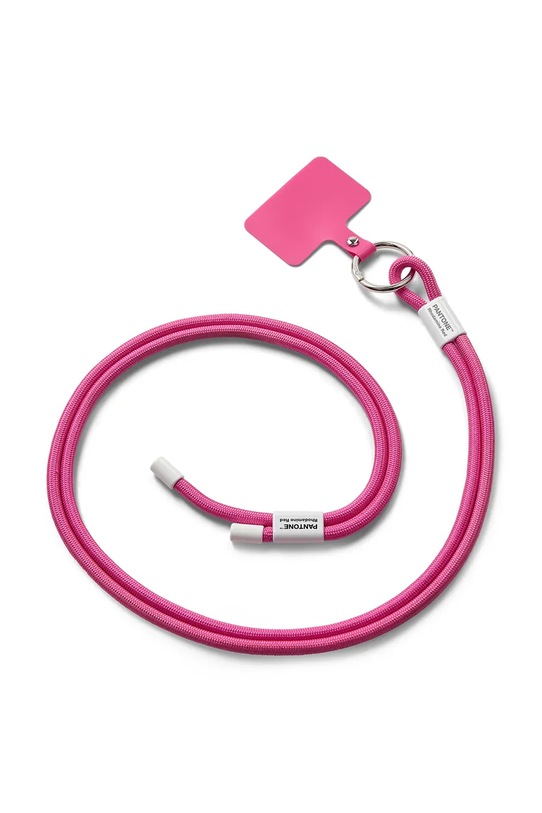 Pantone Λουράκι για το τηλέφωνο από υφασμάτινο υλικό 48 x 3,3 cm ροζ 101330001