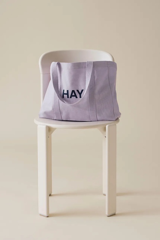 HAY torba na zakupy z materiału tekstylnego 32 x 40 x 13 cm AE980.A602.AB78 fioletowy AA00