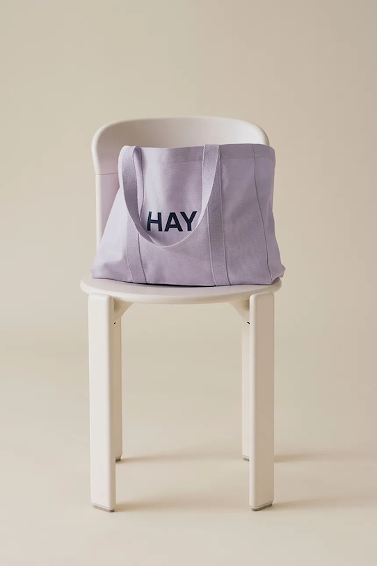 HAY torba na zakupy z materiału tekstylnego 32 x 40 x 13 cm AE980.A602.AB78 fioletowy AA00