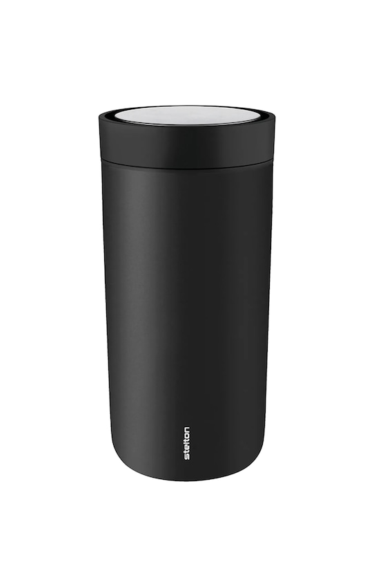 Stelton kubek termiczny ze stali nierdzewnej 0,4 l czarny 685.1.1