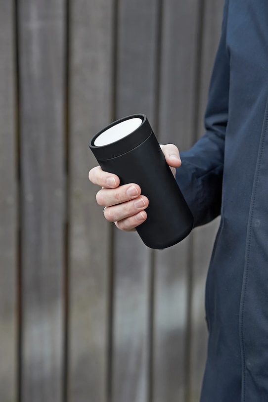 Lifestyle Stelton kubek termiczny ze stali nierdzewnej 0,4 l 685.1.1 czarny