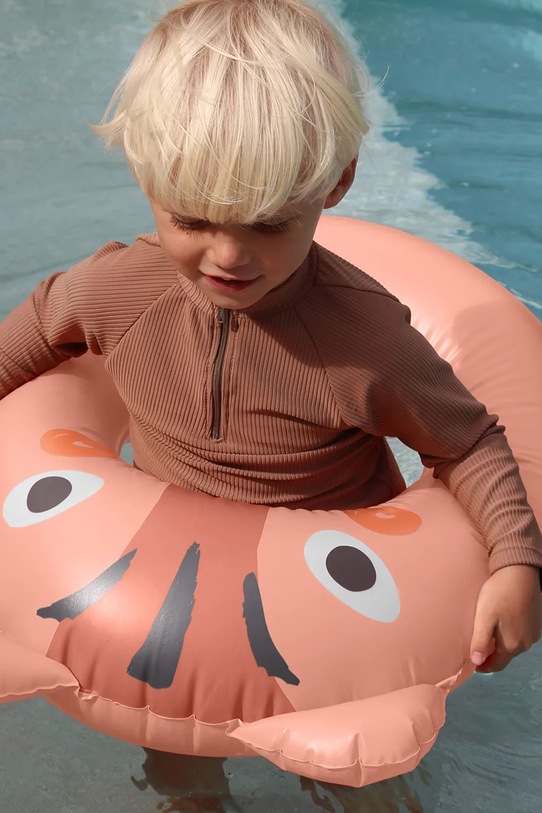 SunnyLife koło dmuchane z tworzywa sztucznego 70 x 60 x 11 cm pomarańczowy S61KFTTC